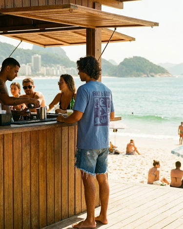 Shell tee - Blue